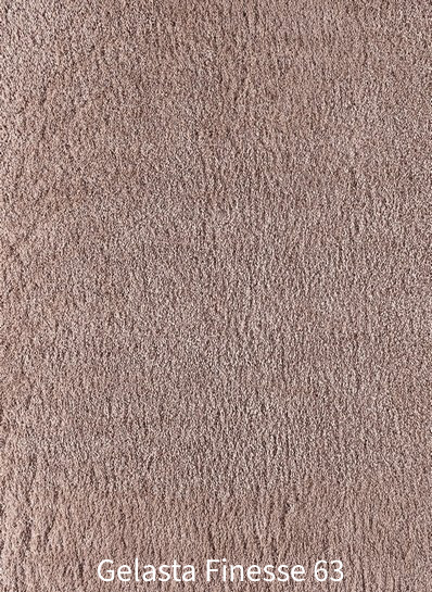 Groot verloop van de zachte, harige textuur van Gelasta Finesse 63 tapijt in een zachte, poederachtige oudroze of blush roze kleur.