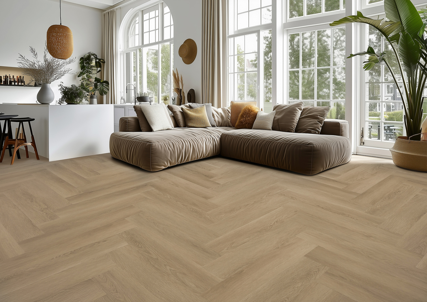 Highland Visgraat 2603 (dryback) Naturel