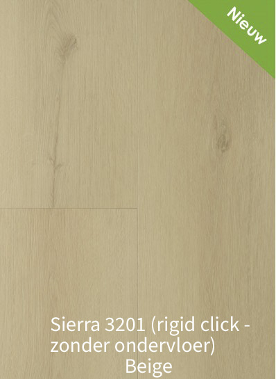 Sierra 3201 (rigid click - zonder ondervloer) Beige